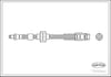 Fren Hortumu Arka Ford Focus/C-Max 04> Elektronık El Frenı Uzunluk: 420Mm Corteco 19034668