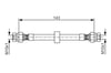 Fren Hortumu; Arka. 143.00 Mm Bosch 1987476697