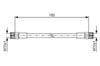 Fren Hortumu; Arka. 160.00 Mm Bosch 1987476220