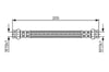 Fren Hortumu; Arka. 205.00 Mm Bosch 1987476686