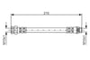 Fren Hortumu; Arka. 210.00 Mm Bosch 1987476913