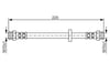 Fren Hortumu; Arka. 220.00 Mm Bosch 1987476633
