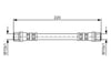 Fren Hortumu; Arka. 220.00 Mm Bosch 1987476203