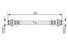 Fren Hortumu; Arka. 230.00 Mm Bosch 1987476137