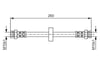 Fren Hortumu; Arka. 260.00 Mm Bosch 1987476092