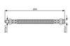 Fren Hortumu; Arka. 260.00 Mm Bosch 1987476522