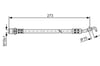 Fren Hortumu; Arka. 273.00 Mm Bosch 1987476212