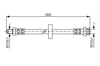 Fren Hortumu; Arka. 360.00 Mm Bosch 1987481017
