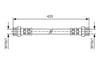 Fren Hortumu; Arka. 425.00 Mm Bosch 1987476169