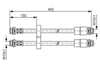 Fren Hortumu; Arka. 465.00 Mm Bosch 1987476125