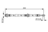 Fren Hortumu Sağ; Arka. 650.00 Mm Bosch 1987481476