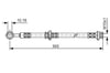 Fren Hortumu Sol; Arka. 565.00 Mm Bosch 1987476133