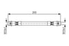 Fren Hortumu. 200.00 Mm Bosch 1987476402