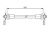 Fren Hortumu. 280.00 Mm Bosch 1987476267
