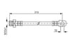 Fren Hortumu. 310.00 Mm Bosch 1987476957