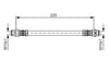 Fren Hortumu. İç. Arka. 220.00 Mm Bosch 1987476175