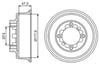 Fren Kampanası - 177.8 / 47.5 Mm Bosch 0986477154
