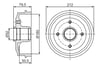 Fren Kampanası - 180 / 53.5 Mm Bosch 0986477153