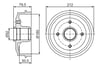 Fren Kampanası - 180 / 53.5 Mm Bosch 0986477153