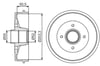 Fren Kampanası 203.3 / 50.5 Mm Bosch 0986477173
