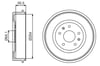 Fren Kampanası 254 / 56.5 Mm Bosch 0986477227