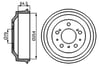 Fren Kampanası 254.1 / 97.6 Mm Bosch 0986477098
