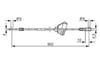 Fren Teli. 902 Mm Bosch 1987477349
