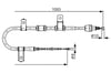 Fren Teli. 1593 Mm Bosch 1987482224