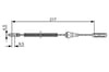 Fren Teli. 217 Mm Bosch 1987482251