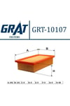 GRAT-10107 - HAVA FILTRESI ( FIAT: TEMPRA 1.6 2.0-TIPO 1.6 2.0 )