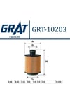 GRT-10203 DOBLO LİNEA FİORİNO 1.3/1.6 EGEA 1.3 MTJ CORSA ASTRA 1.3DTI YAĞ FİLTRESİ