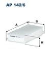 Hava Filtresi Corolla 1.4D-2.0D-4D-2.0 D46 Avensıs 2.0D-4D 04 > Fıltron Ap142.6