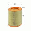 Hava Filtresi P106-Partner-Berlıngo 96- -Saxo 96-03 - Xsara 97-05 1.1İ-1.4İ Psa 1444.F0