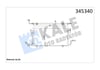 Klima Kondenseri Partner 96>Berlıngo 96> Xsara 97-00 1.8D-1.9D 648X328x16 Al/Al Kale 345340