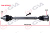 Komple Aks Sağ Caddy-Golf5-Jetta-Passat 1.9-2.0 Tdi 03-09 754.5Mm Gva 4475013