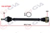 Komple Aks Sağ Golf Iv-Bora-A3-Leon-Toledo-Octavıa 1.9 Tdı 823Mm Gva 4475035