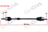 Komple Aks Sağ Hyundaı Accent Blue 1.4L 1.6L G4fa G4lc G4fc Benzinli 10-> Abs Li 25X25 - Abs 48 Diş Komple Boy 927Mm Gva 4491010