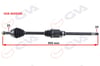 Komple Aks Sağ Lınea 1.3 Mtj 07- 90Hp Milli 950Mm Gva 4429160