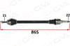 Komple Aks Sag On Psa 2008 I 1.2 M-T 05- Cıtroen C3 Iıı 1.2 M-T 16- C4 Cactus 1.2 M-T 14- Gva 4443328