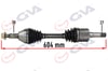 Komple Aks Sağ Opel Vectra C 1.9 02-08 604Mm Auto Gva 4490125