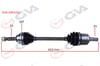 Komple Aks Sol Accent Admıre 1.3-1.5D 03-06 Abs Li 29Diş 613Mm Gva 4491051