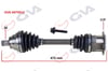 Komple Aks Sol Caddy-Golf5-Jetta-Passat 1.9-2.0 Tdi 03-09 475Mm Gva 4475012