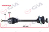 Komple Aks Sol Clıo Iı 1.5Dcı 98-05 Abs Li 44Diş 629Mm Yaylı Gva 4414131