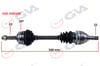 Komple Aks Sol Corsa B 1.6 93-00 Abs Li 29 Diş 569Mm Gva 4490206