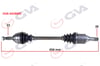 Komple Aks Sol Dacıa Sandero Stepway Iı 12- 1.5Dcı 656Mm Gva 4419005