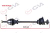Komple Aks Sol Kangoo 1.9Dtı 98-08 625Mm Gva 4414121