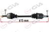 Komple Aks Sol Opel Corsa D 06>14 Corsa E 14>19 Adam 12>19 1.0-1.2-1.4 22X22x615 Gva 4490236