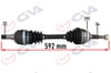 Komple Aks Sol Opel Vectra A 1.8-2.0 88-95 -Astra F 92-98 -Calıbra A 89-97 Abs Li 29Diş 592Mm Gva 4490106