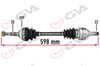 Komple Aks Sol Opel Vectra B 1.6 99-02 Makyajlı Kasa Abs Li 29Diş 598Mm Gva 4490116