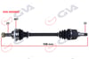 Komple Aks Sol P206 1.6 16V-P206 Cc 00 > Abs Li 48Diş 598Mm Gva 4443022